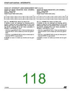 浏览型号ST92F150JDV1Q6的Datasheet PDF文件第118页