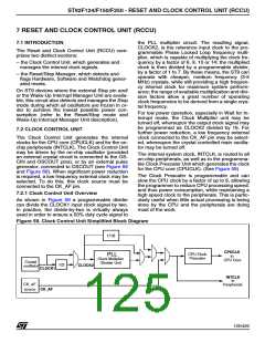 浏览型号ST92F150JDV1Q6的Datasheet PDF文件第125页