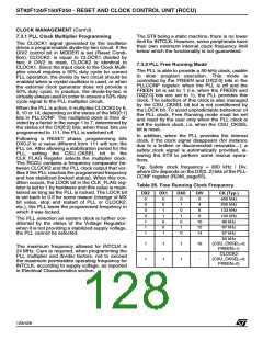 浏览型号ST92F150JDV1Q6的Datasheet PDF文件第128页