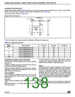 浏览型号ST92F150JDV1Q6的Datasheet PDF文件第138页