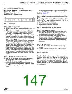 浏览型号ST92F150JDV1Q6的Datasheet PDF文件第147页