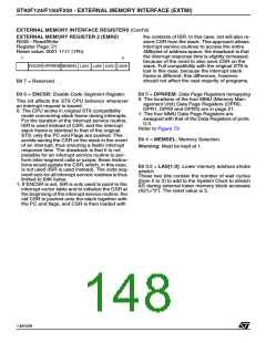 浏览型号ST92F150JDV1Q6的Datasheet PDF文件第148页