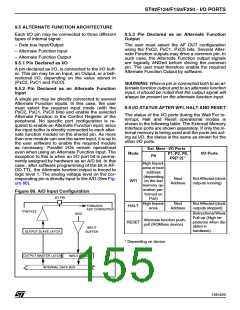 浏览型号ST92F150JDV1Q6的Datasheet PDF文件第155页