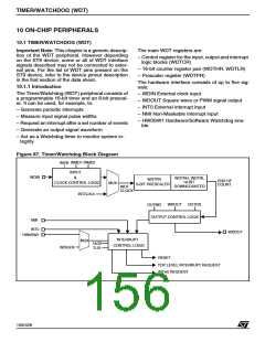 浏览型号ST92F150JDV1Q6的Datasheet PDF文件第156页