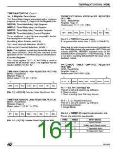 浏览型号ST92F150JDV1Q6的Datasheet PDF文件第161页