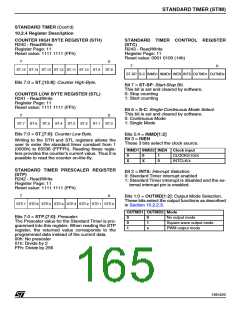 浏览型号ST92F150JDV1Q6的Datasheet PDF文件第165页