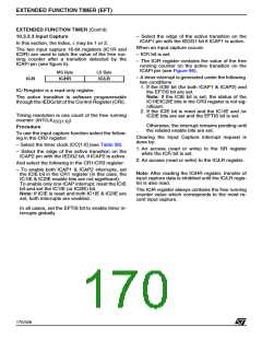 浏览型号ST92F150JDV1Q6的Datasheet PDF文件第170页