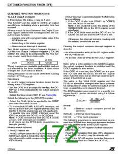 浏览型号ST92F150JDV1Q6的Datasheet PDF文件第172页
