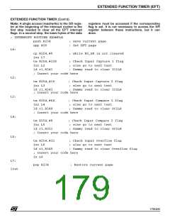浏览型号ST92F150JDV1Q6的Datasheet PDF文件第179页