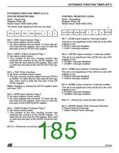 浏览型号ST92F150JDV1Q6的Datasheet PDF文件第185页