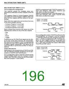 浏览型号ST92F150JDV1Q6的Datasheet PDF文件第196页