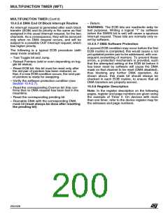 浏览型号ST92F150JDV1Q6的Datasheet PDF文件第200页