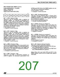 浏览型号ST92F150JDV1Q6的Datasheet PDF文件第207页