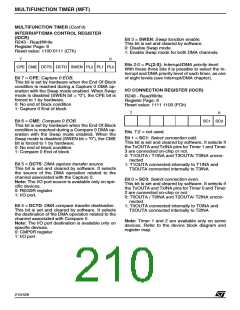 浏览型号ST92F150JDV1Q6的Datasheet PDF文件第210页
