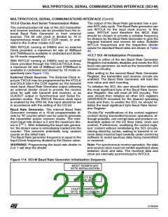 浏览型号ST92F150JDV1Q6的Datasheet PDF文件第219页