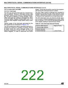 浏览型号ST92F150JDV1Q6的Datasheet PDF文件第222页