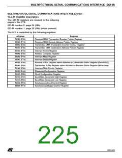 浏览型号ST92F150JDV1Q6的Datasheet PDF文件第225页
