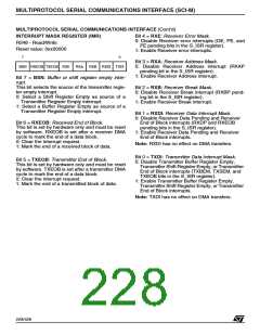 浏览型号ST92F150JDV1Q6的Datasheet PDF文件第228页