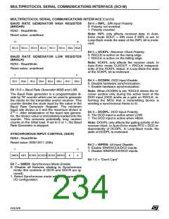 浏览型号ST92F150JDV1Q6的Datasheet PDF文件第234页