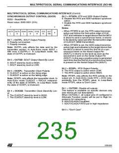 浏览型号ST92F150JDV1Q6的Datasheet PDF文件第235页