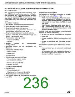 浏览型号ST92F150JDV1Q6的Datasheet PDF文件第236页