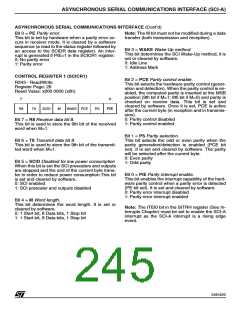 浏览型号ST92F150JDV1Q6的Datasheet PDF文件第245页
