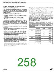 浏览型号ST92F150JDV1Q6的Datasheet PDF文件第258页