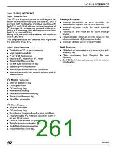 浏览型号ST92F150JDV1Q6的Datasheet PDF文件第261页