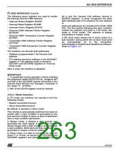 浏览型号ST92F150JDV1Q6的Datasheet PDF文件第263页