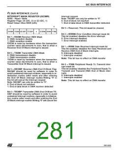 浏览型号ST92F150JDV1Q6的Datasheet PDF文件第281页