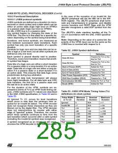浏览型号ST92F150JDV1Q6的Datasheet PDF文件第285页