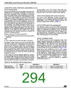 浏览型号ST92F150JDV1Q6的Datasheet PDF文件第294页