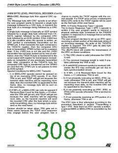 浏览型号ST92F150JDV1Q6的Datasheet PDF文件第308页