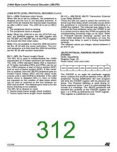 浏览型号ST92F150JDV1Q6的Datasheet PDF文件第312页