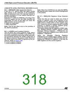 浏览型号ST92F150JDV1Q6的Datasheet PDF文件第318页