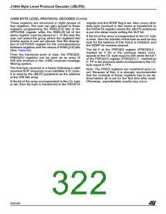 浏览型号ST92F150JDV1Q6的Datasheet PDF文件第322页