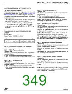 浏览型号ST92F150JDV1Q6的Datasheet PDF文件第349页