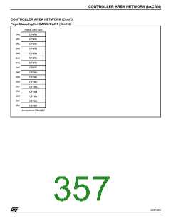 浏览型号ST92F150JDV1Q6的Datasheet PDF文件第357页
