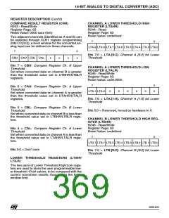 浏览型号ST92F150JDV1Q6的Datasheet PDF文件第369页