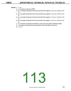 浏览型号UPD703100AGJ-40-8EU的Datasheet PDF文件第113页