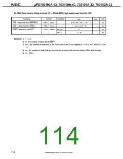 浏览型号UPD703100AGJ-40-8EU的Datasheet PDF文件第114页