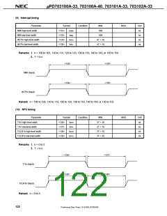 浏览型号UPD703100AGJ-40-8EU的Datasheet PDF文件第122页