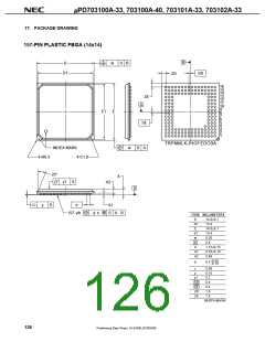 浏览型号UPD703100AGJ-40-8EU的Datasheet PDF文件第126页