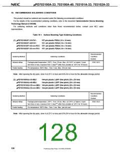 浏览型号UPD703100AGJ-40-8EU的Datasheet PDF文件第128页