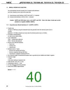 浏览型号UPD703100AGJ-40-8EU的Datasheet PDF文件第40页