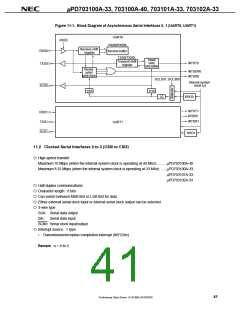 浏览型号UPD703100AGJ-40-8EU的Datasheet PDF文件第41页