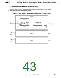 浏览型号UPD703100AGJ-40-8EU的Datasheet PDF文件第43页