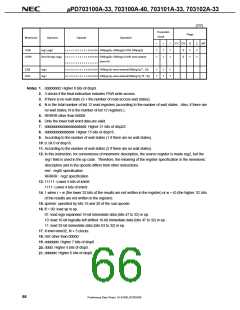 浏览型号UPD703100AGJ-40-8EU的Datasheet PDF文件第66页