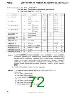浏览型号UPD703100AGJ-40-8EU的Datasheet PDF文件第72页