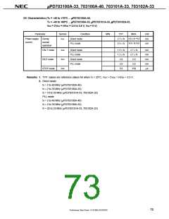 浏览型号UPD703100AGJ-40-8EU的Datasheet PDF文件第73页